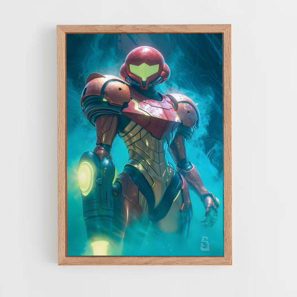 Poster Halo de Samus – affiche Metroid (vue 4)